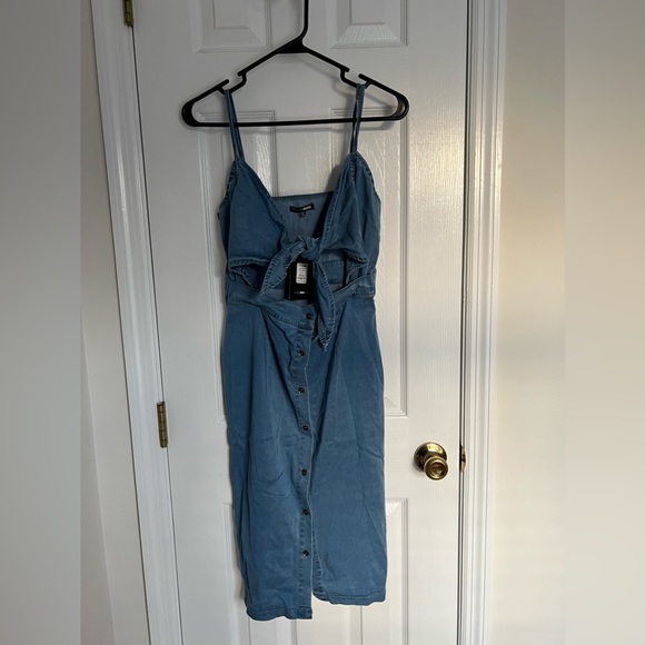 Midi denim dress - Picture 5 of 7